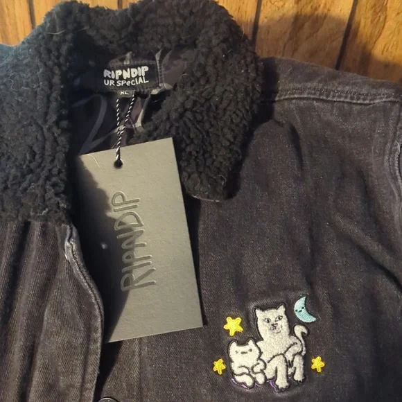 RipNDip Rip N Dip Ur special Jean Jacket XL NWT - Picture 2 of 4